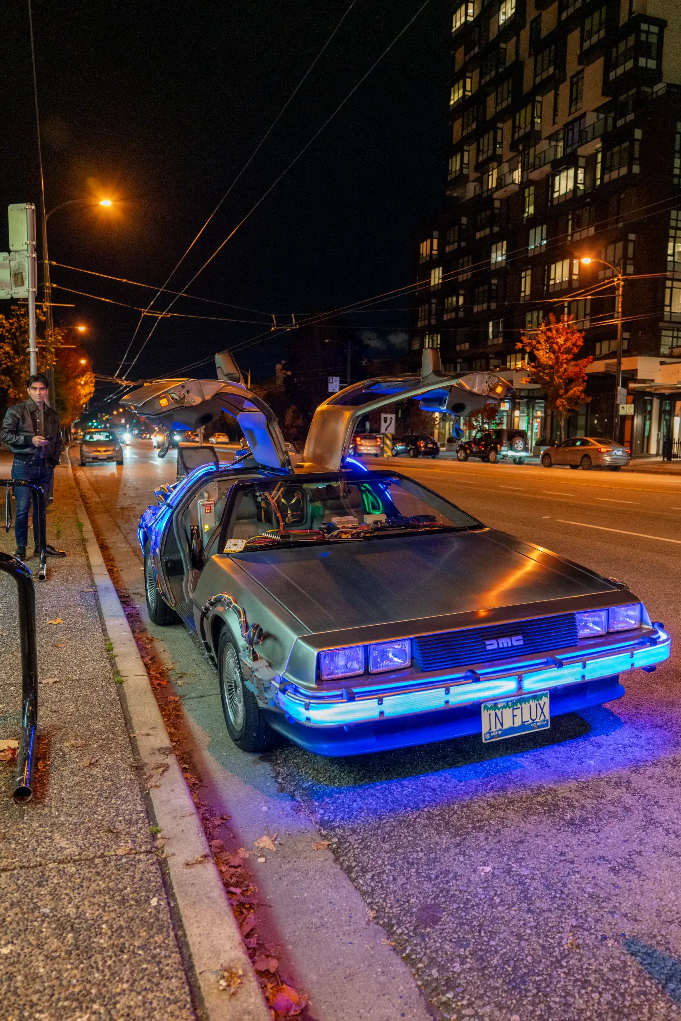 DeLorean @ Rio Theatre on BTTF Day, Vancouver BC